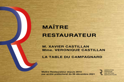 Véronique et Xavier Castillan Maîtres Restaurateurs 